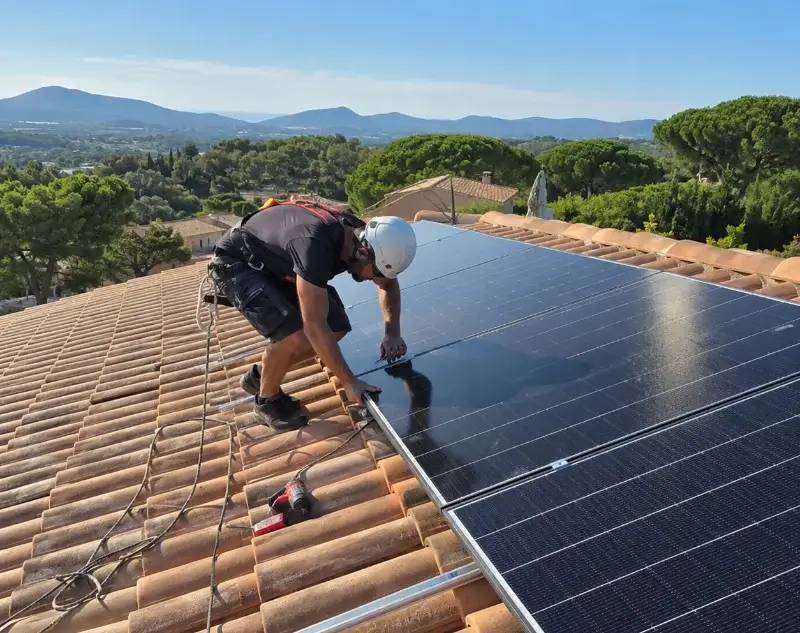 Installateur panneaux solaires Crottet — pose photovoltaïque sur toiture
